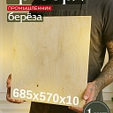 Фанера Промышленник 685х570х10мм, береза, упаковка 1 шт фото 1