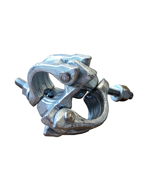 Хомут неповоротный 48х48 мм, оцинкованный, кованный (упаковка 25 шт.) фото 1