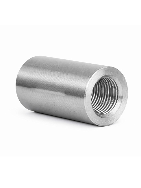Муфта с цилиндрической резьбой для стыковки арматуры 40 мм фото 2