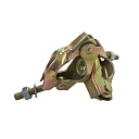 Хомут поворотный 48х48 мм, штампованный (упаковка 25 шт.) фото 1