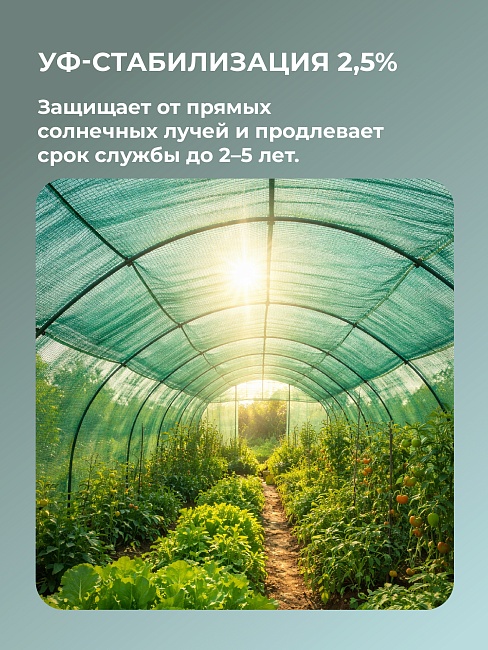 Сетка фасадная затеняющая Промышленник зеленая 30-35% 2х25 м фото 7