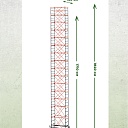 Вышка-тура TeaM ВСП 1.2х2.0, 18.4 м фото 5